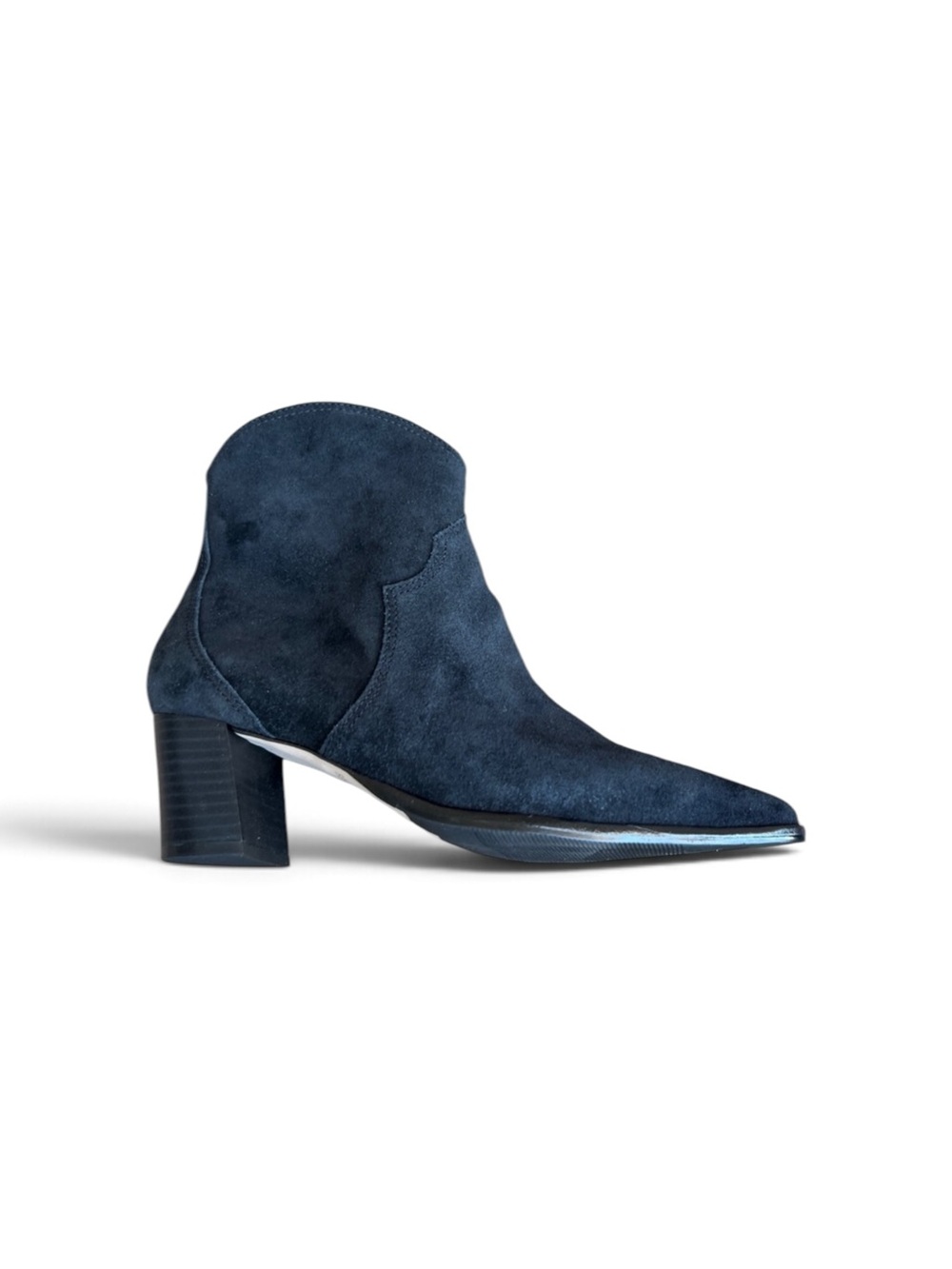 NEW Bernardo Black Suede Boots Bootie Western Sz 7.5
